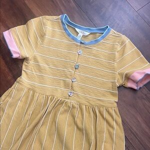 Matilda Jane Amaya Girls’ Striped Waffle Dress Size 10